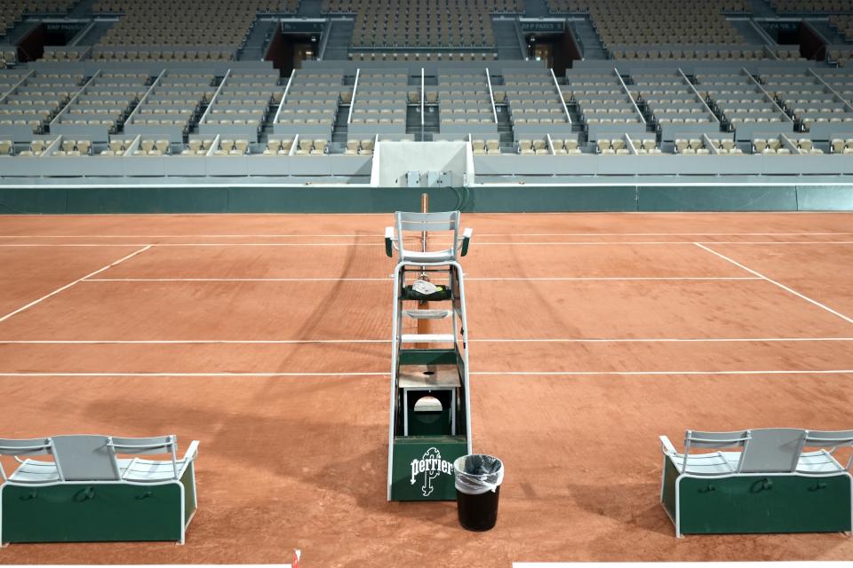 巴黎奧運網球賽將在著名的羅蘭·加洛斯球場進行。（李宇政攝）