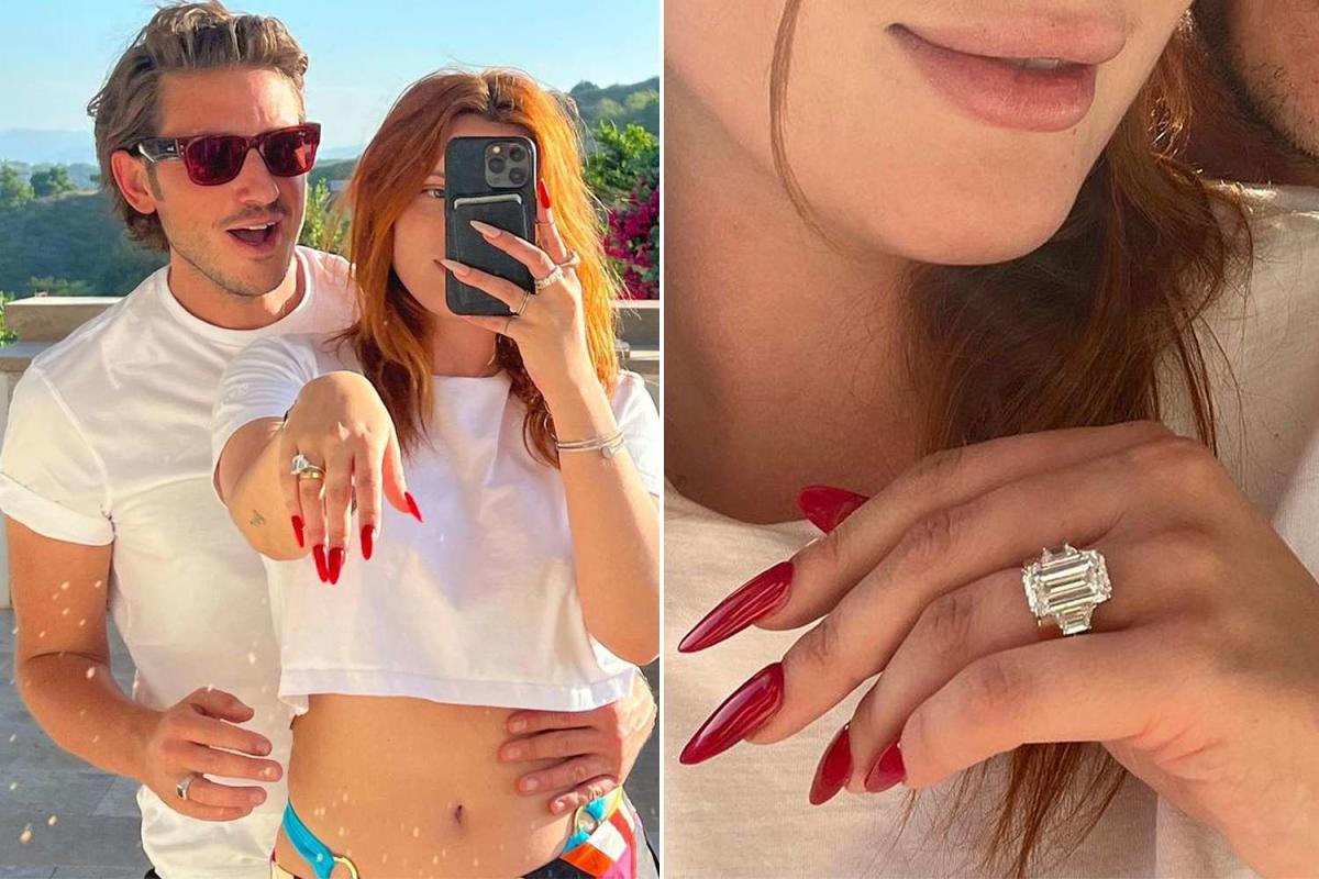 Get an Up-Close Look at Bella Thorne’s Emerald-Cut Engagement Ring from Fiancé Mark Emms