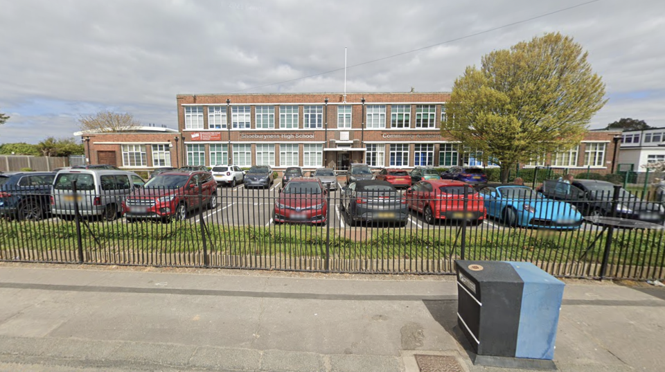 Shoeburyness High School in Essex, where a Year 7 boy died after a 'medical emergency' during lunchtime. (Google)