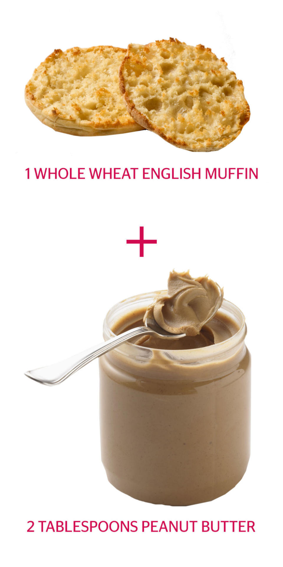 Whole-Wheat English Muffin + Peanut Butter