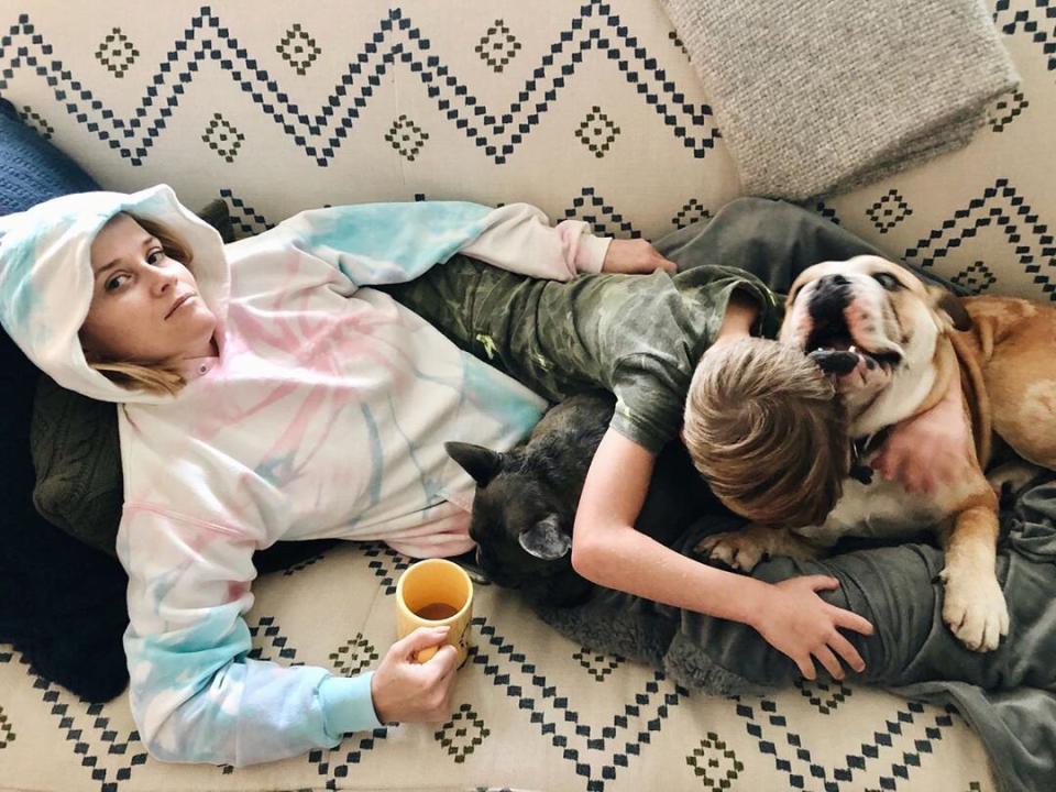 Celebs in Bed! See How the Stars Like to Snuggle Up with Their Kids, Pets and Each Other