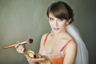 Much the same way a make-up artist would organise a trial with you, organise a trial for yourself where you can see how well the make up lasts and how long it took to apply. This will be important when scheduling in enough time on the morning of your wedding. No one likes a rushed job.