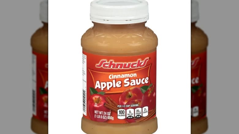 Schnucks cinnamon applesauce jar
