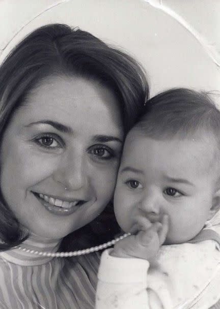 PHOTO: Laura High sits with her mother as a baby. Her parents were promised a sperm donor that matched their religion, like her father, a Christian man, instead High is half-Jewish. (Courtesy of Laura High)
