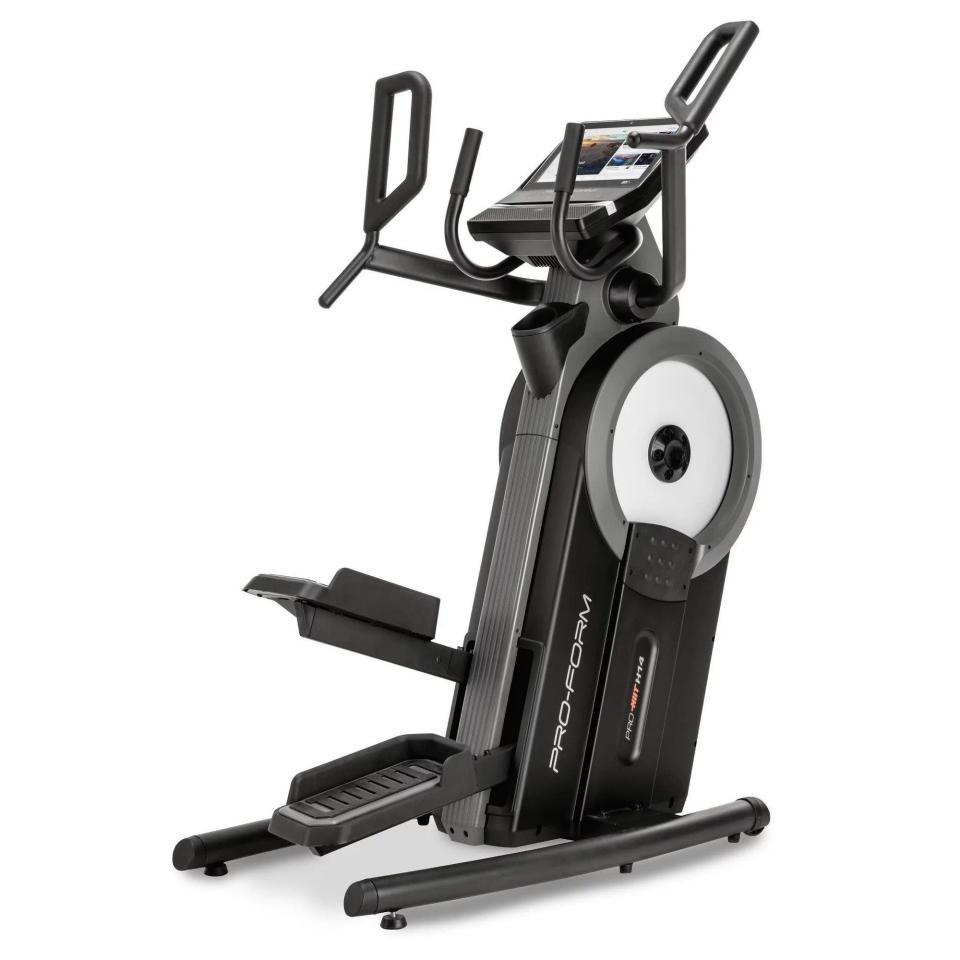 <p><a href="https://go.redirectingat.com?id=74968X1596630&url=https%3A%2F%2Fwww.walmart.com%2Fip%2FProForm-Pro-HIIT-H14-Vertical-Trainer%2F851252135&sref=https%3A%2F%2Fwww.bestproducts.com%2Ffitness%2Fequipment%2Fg501%2Fstair-stepper-machines-climbers%2F" rel="nofollow noopener" target="_blank" data-ylk="slk:Shop Now;elm:context_link;itc:0;sec:content-canvas" class="link ">Shop Now</a></p><p>Pro HIIT H14 Vertical Trainer</p><p>walmart.com</p><p>$1393.97</p>