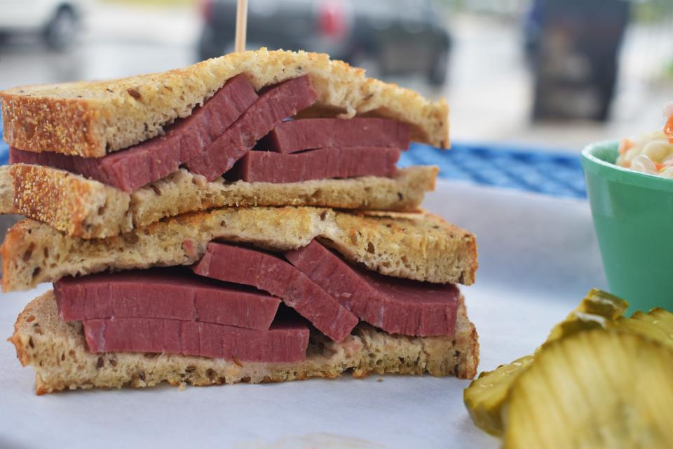 Tropical Smokehouse in West Palm Beach has partnered with Aoili  to create an amazing corned beef on rye. Tropical's Chef Rick Mace will be crafting the corned beef and Aoili will provide the fresh-baked rye. Available exclusively on St. Patrick's Day.