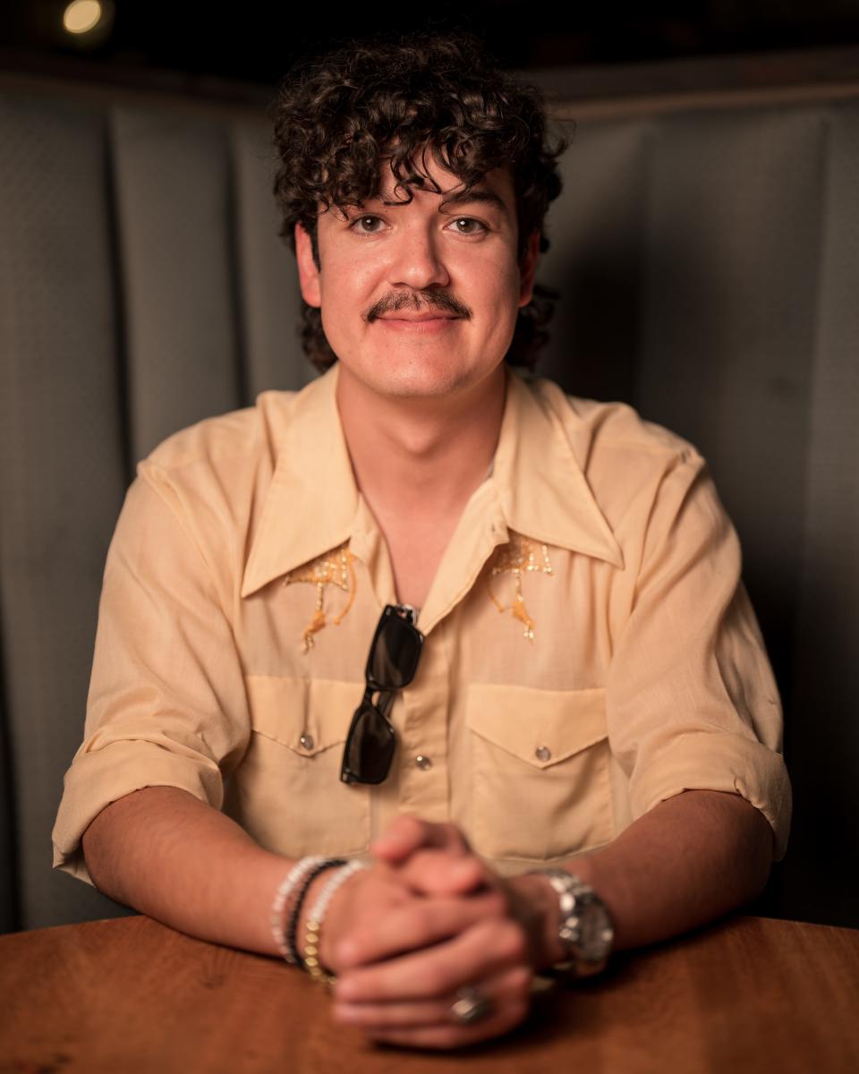Cleto Cordero of Flatland Cavalry poses for a portrait before the Opry NextStage Live concert at Lava Cantina in The Colony, Texas., Wednesday, May 15, 2024.
