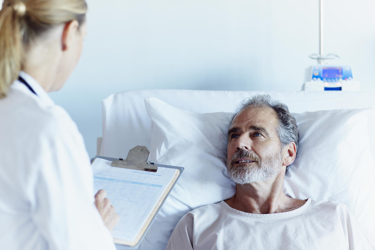 Man in hospital. (Getty Images)