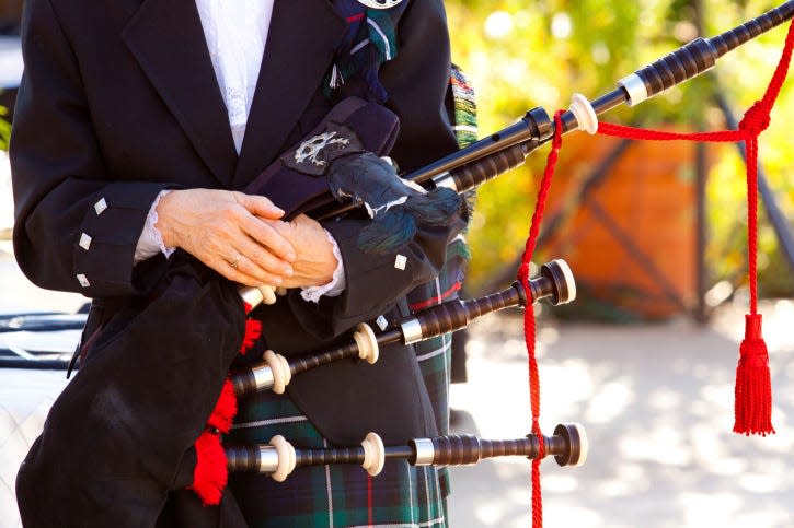 A bagpiper will kick off the festivities at Meg O'Malley's St. Patrick's Day festival. The event will be Saturday and Sunday, March 16 and 17. Visit megomalleys.com.