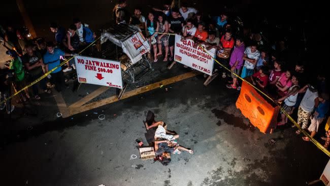 President Duterte vowed to kill 100,00 drug users and dealers as part of a nation wide clean out. Photo: Getty Images