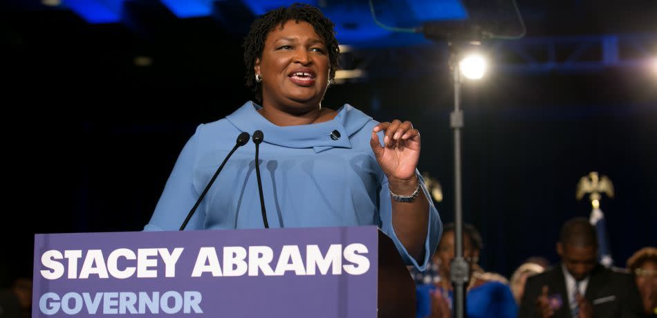 Stacey Abrams vows to fight on in Georgia governor's race.