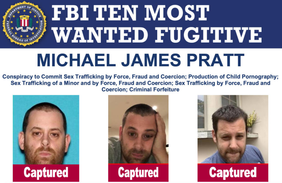 FBI poster for Michael Pratt