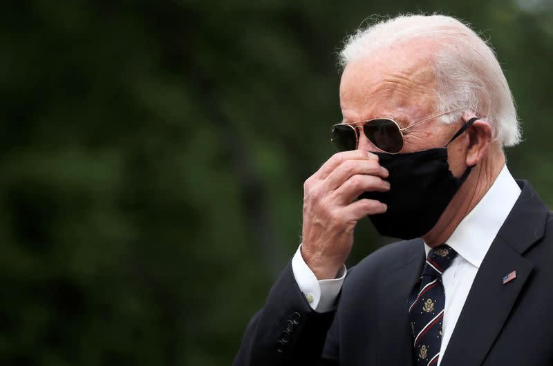 Joe Biden visits New Castle, Delaware, during Memorial Day