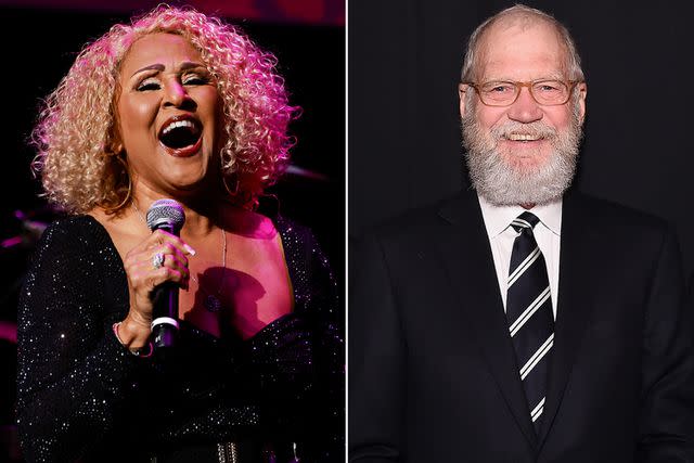 <p>Jason Mendez/Getty; Ilya S. Savenok/Getty</p> Darlene Love and David Letterman