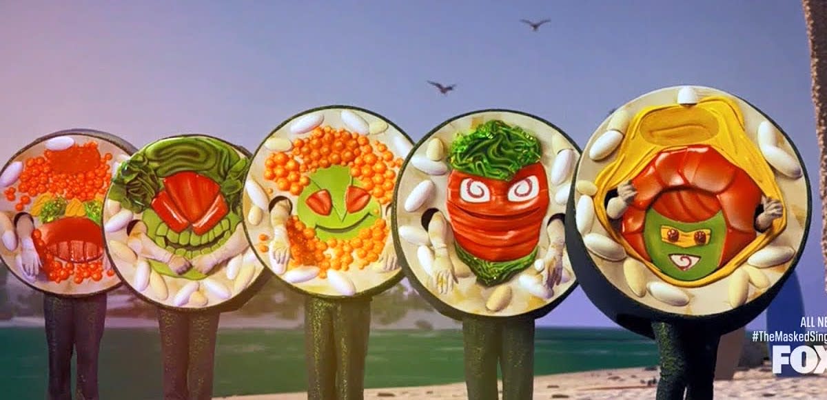 The California Roll on 'The Masked Singer' Season 9. (Photo: Fox)