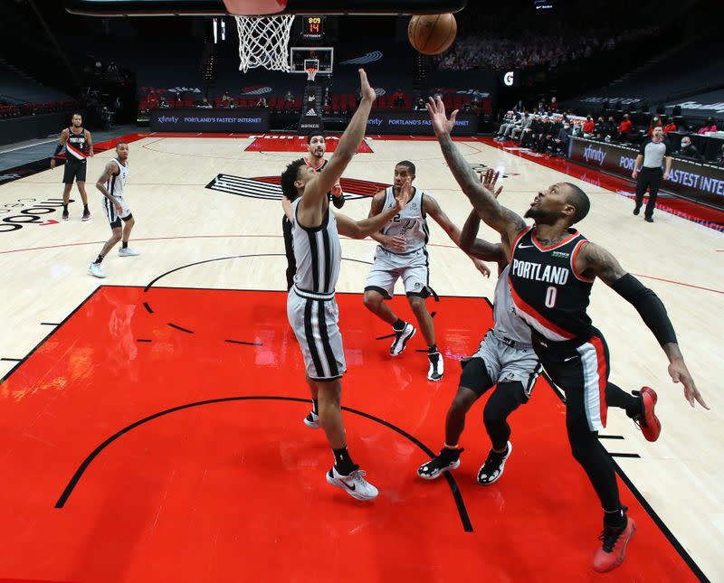 NBA: San Antonio Spurs at Portland Trail Blazers