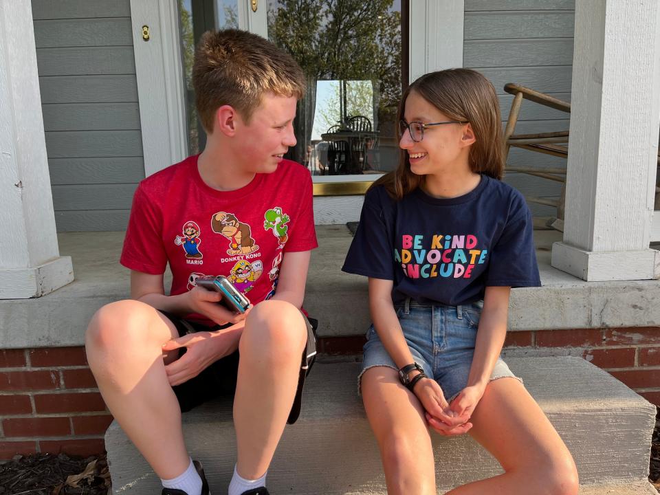 Brandon Lust and Alli Maile are students at Northview Middle School in Ankeny, Iowa. They have been friends since fourth grade.