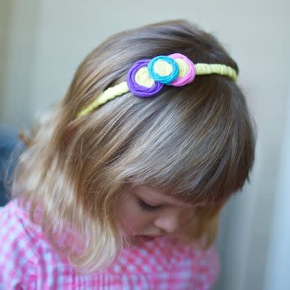 Turn an Old T-Shirt Into Hair Accessories