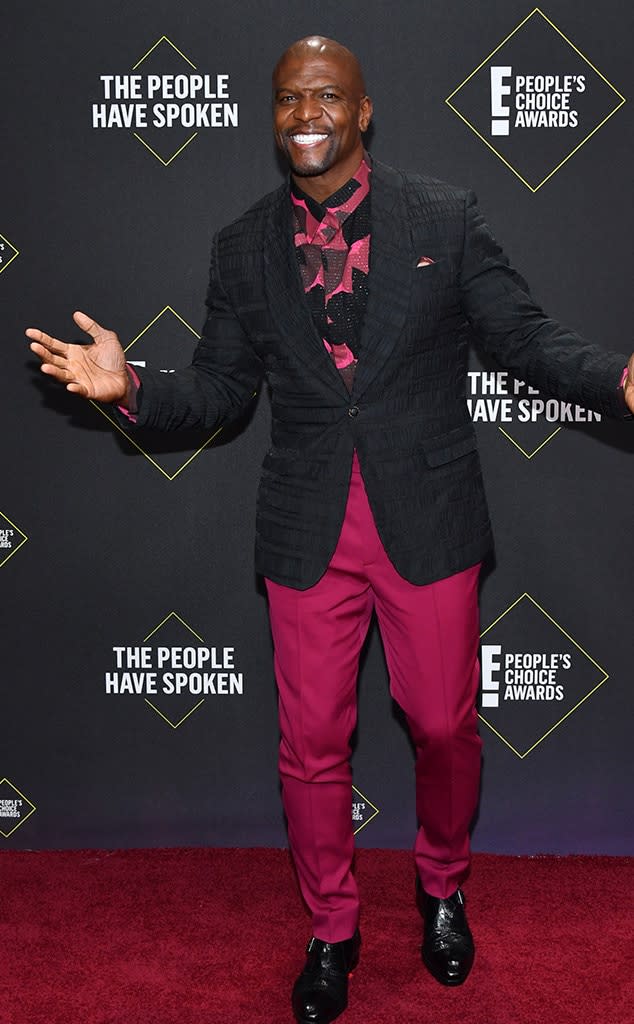 Terry Crews, 2019 E! Peoples Choice Awards, Red Carpet Fashion