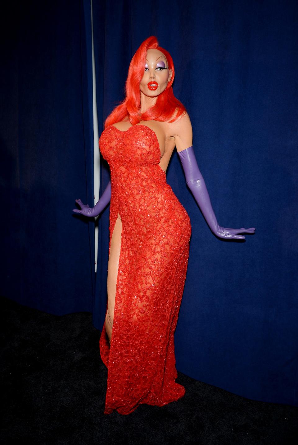 jessica rabbit halloween heidi klum 2015