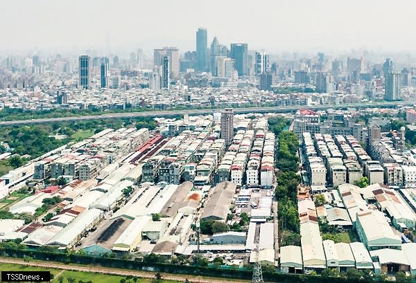 板橋浮洲現況空拍示意圖。（圖：新北市府城鄉局提供）