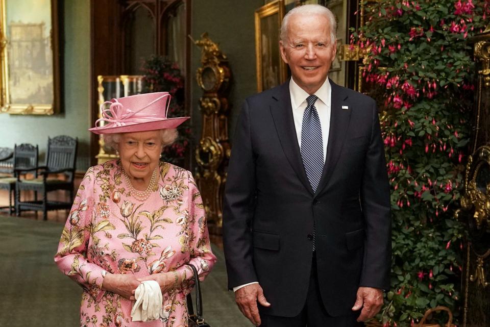 Joe Biden visits the Queen in Windsor (Getty Images)