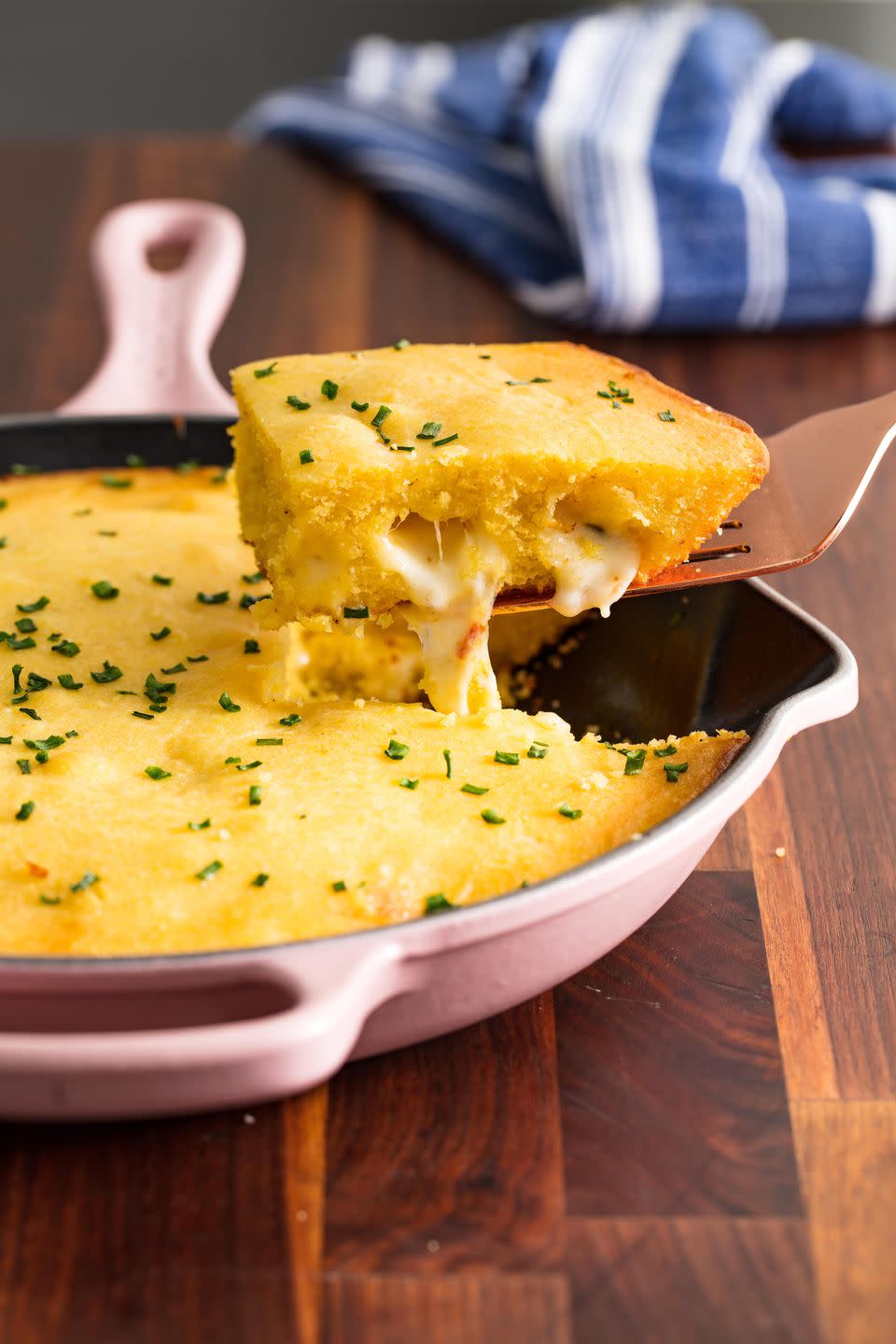 Cheese Stuffed Cornbread