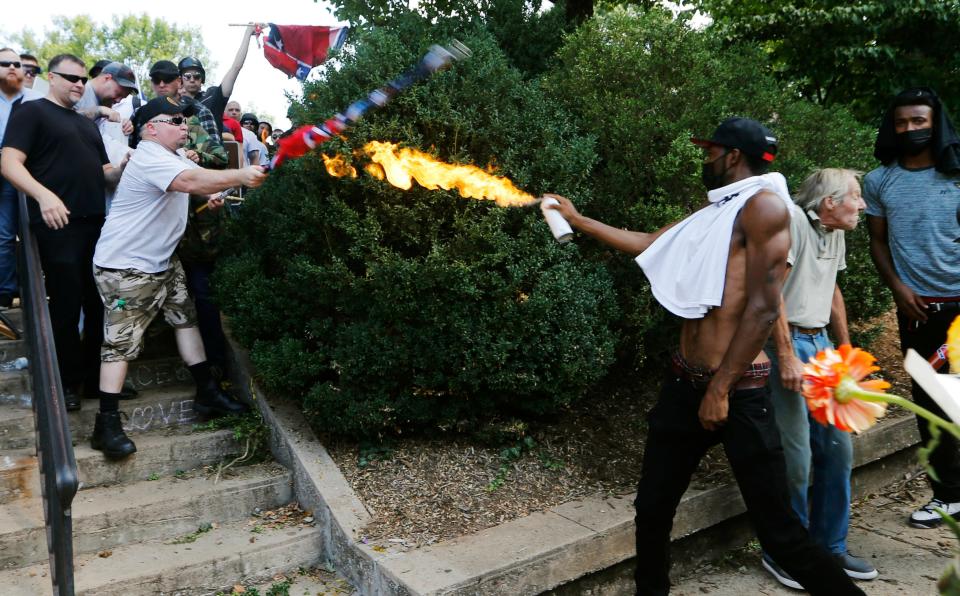 charlottesville virginia white nationalists counter-protester