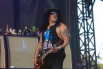 Slash at Lollapalooza 2019, photo by Heather Kaplan