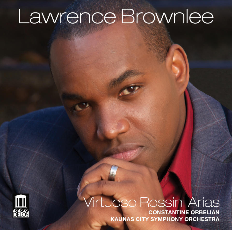 This CD cover image released by Delos shows "Lawrence Brownlee - Virtuoso Rossini Arias." (AP Photo/Delos)