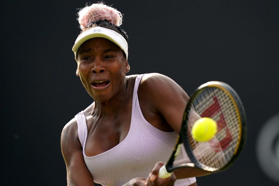Venus Williams is back at Wimbledon ast the age of 43 (PA Wire)