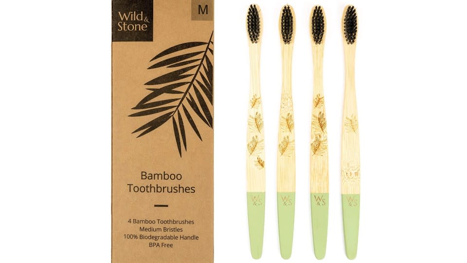 Wild & Stone's Bamboo Toothbrushes - Amazon, $14
