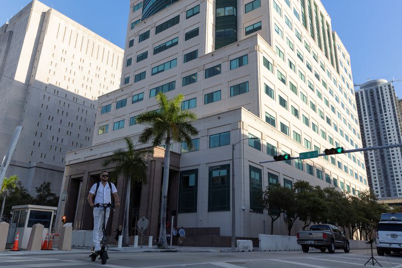 Walt Nauta, personal aide to former U.S. President Donald Trump, is expected in federal court to face charges in connection to the mishandling of classified documents, in Miami