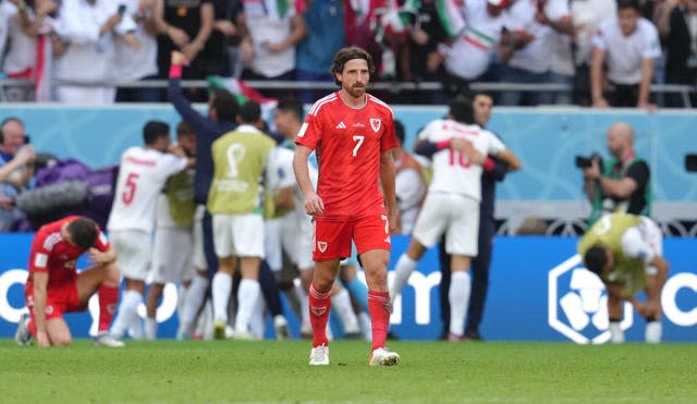 Joe Allen came off the bench against Iran