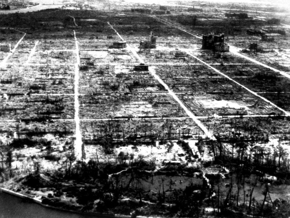 Hiroshima after the nuclear bombing (Getty)