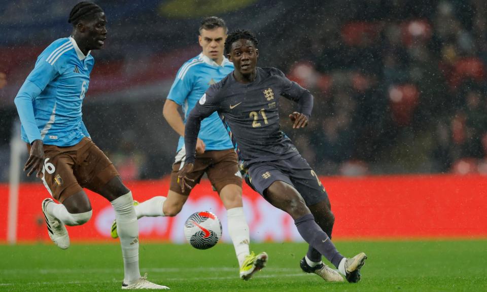 <span>Kobbie Mainoo showed he can offer England something different in midfield.</span><span>Photograph: Tom Jenkins/The Guardian</span>