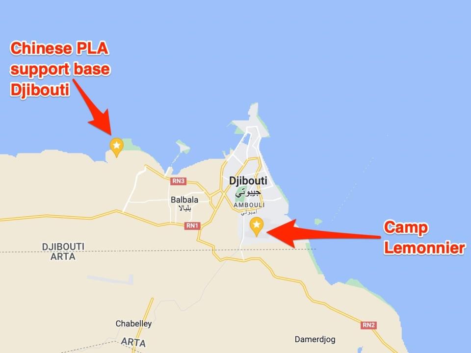 China base Djibouti Camp Lemonnier