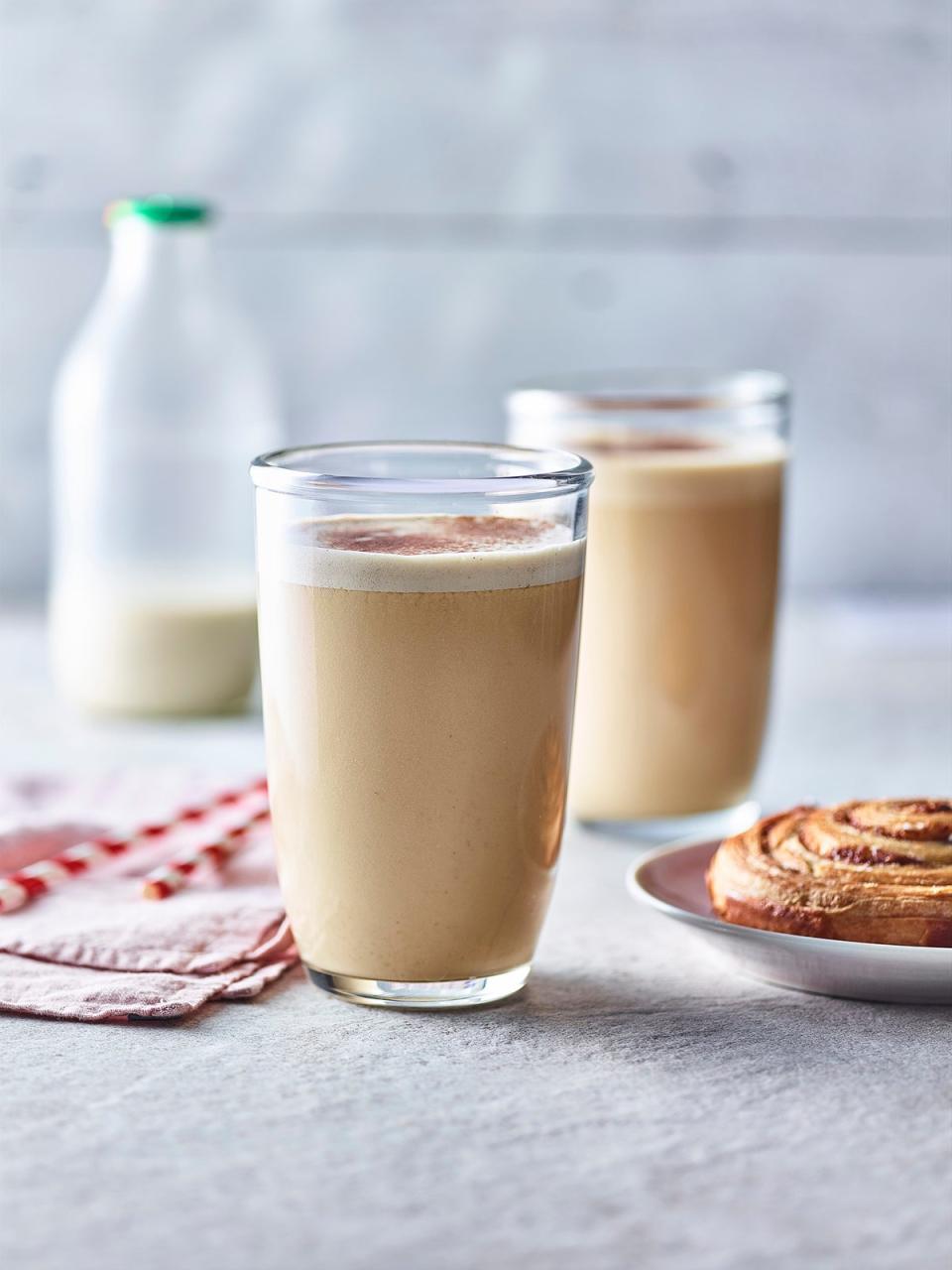 This sweet little morning pick-me-up tastes great served over ice (Milk + More)