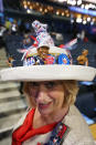 Delegate Joy A. Williams of Mississippi wears a decorated hat during day one of the Democratic National Convention at Time Warner Cable Arena on September 4, 2012 in Charlotte, North Carolina. (Photo by Streeter Lecka/Getty Images)