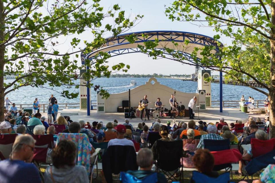 Realize Bradenton’s annual Music in the Park concert series brings free live music from favorite local bands to the Bradenton Riverwalk.