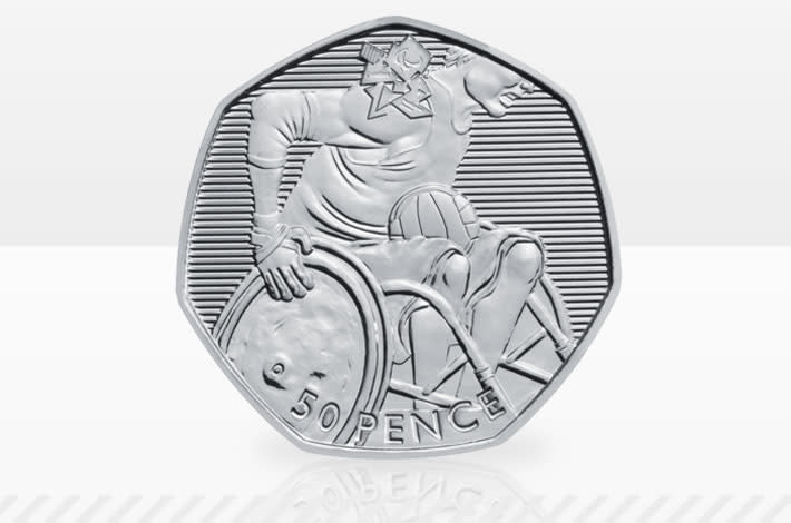 2012 Olympics wheelchair rugby 50p