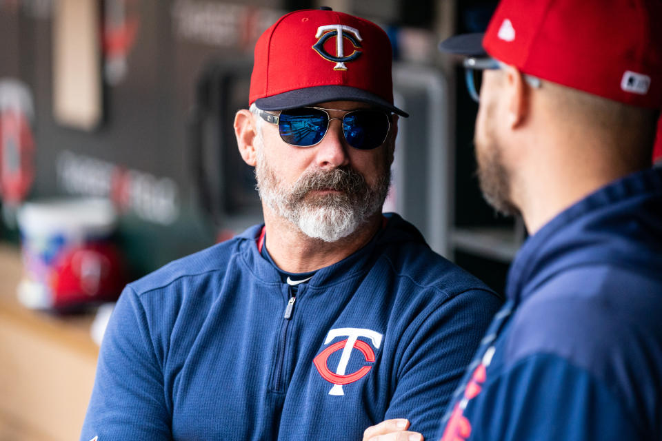 Derek Shelton will be the Pirates' new manager. (Photo by Brace Hemmelgarn/Minnesota Twins/Getty Images)