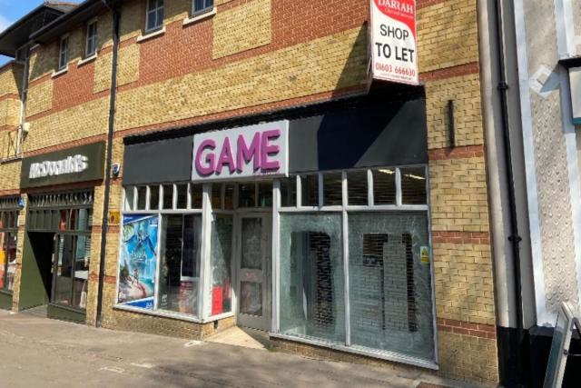 GAME shop closes down in town centre