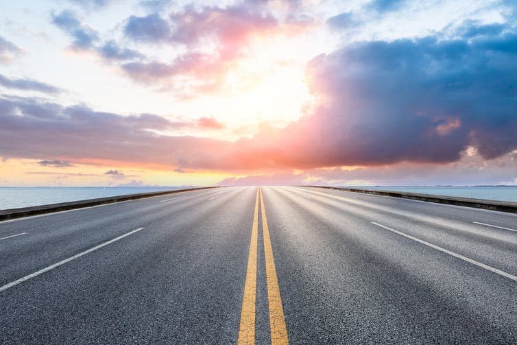 <span class="caption">Horizon scanning doesn’t tend to produce any particularly exciting ideas.</span> <span class="attribution"><a class="link " href="https://www.shutterstock.com/image-photo/empty-asphalt-highway-blue-sea-nature-776278720?src=wFPcPcQbf88EKKN-kK8CMQ-1-6" rel="nofollow noopener" target="_blank" data-ylk="slk:Zhao jiankang/Shutterstock.com;elm:context_link;itc:0;sec:content-canvas">Zhao jiankang/Shutterstock.com</a></span>