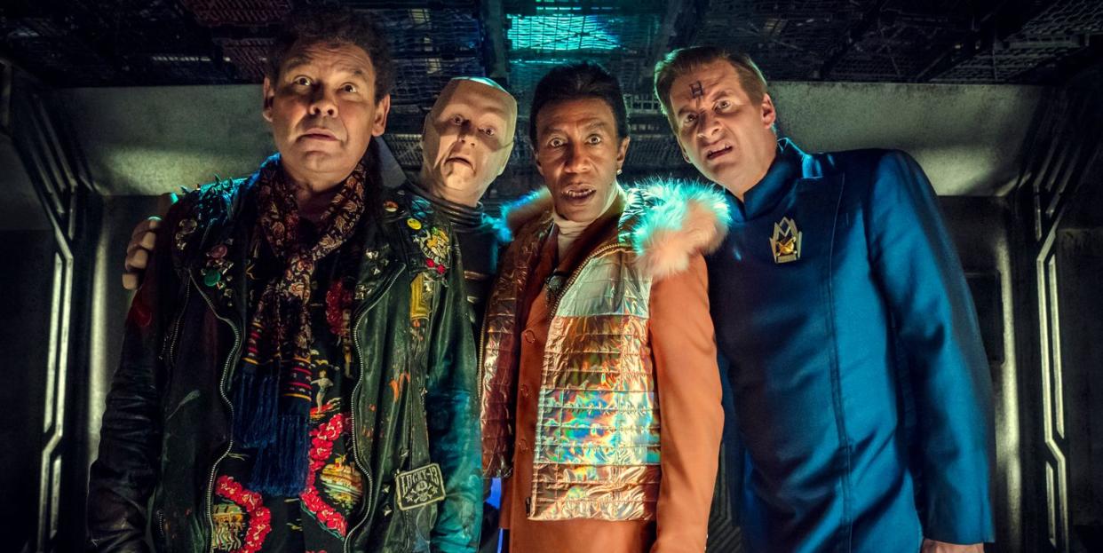 craig charles, robert llewellyn, danny johnjules, chris barrie, red dwarf