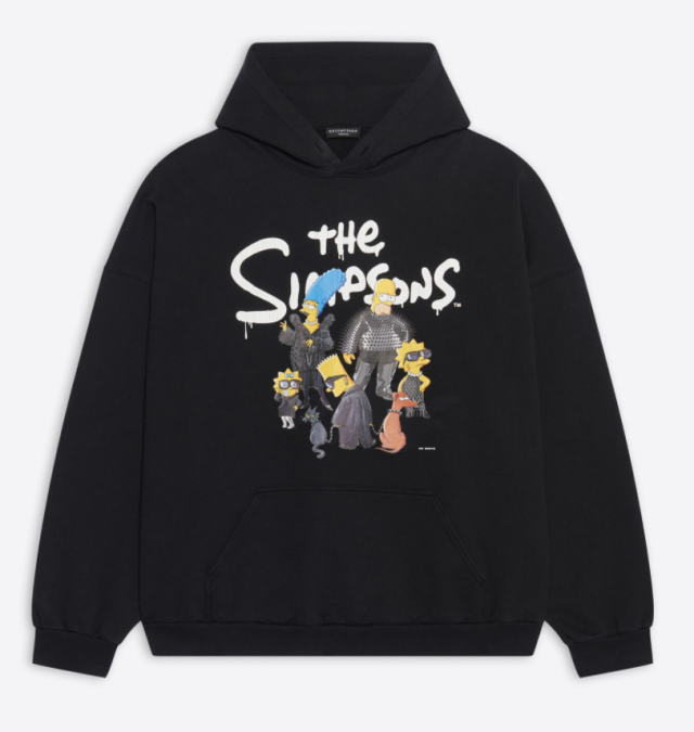 Balenciaga Drops 'The Simpsons' Collection of Hoodies, T-shirts – WWD