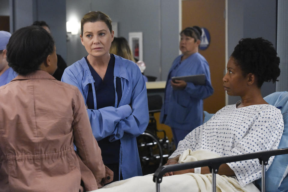 Ellen Pompeo stars in a March 2020 episode of "Grey's Anatomy.". (Photo: Bonnie Osborne/ABC via Getty Images) 