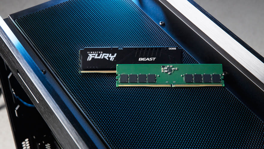 Memorias DD5 ValueRAM y FURY. Esta última, optimizada para gaming.