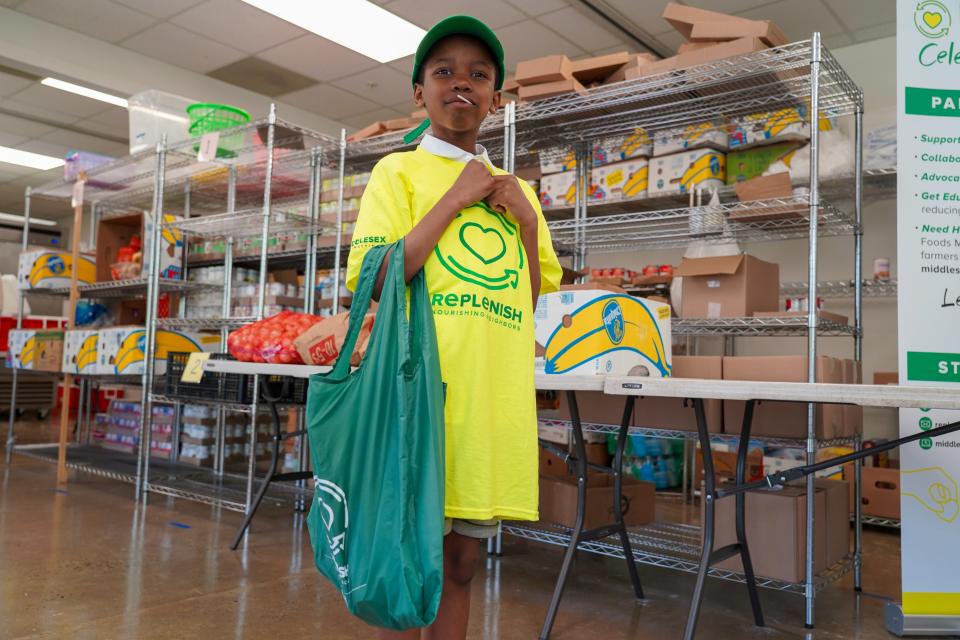 TikTok sensation Tariq the Corn Kid, a new county resident, joined forces with RELENISH, Middlesex County’s food bank, to support a local food pantry in honor of REPLENISH’s 30th anniversary.