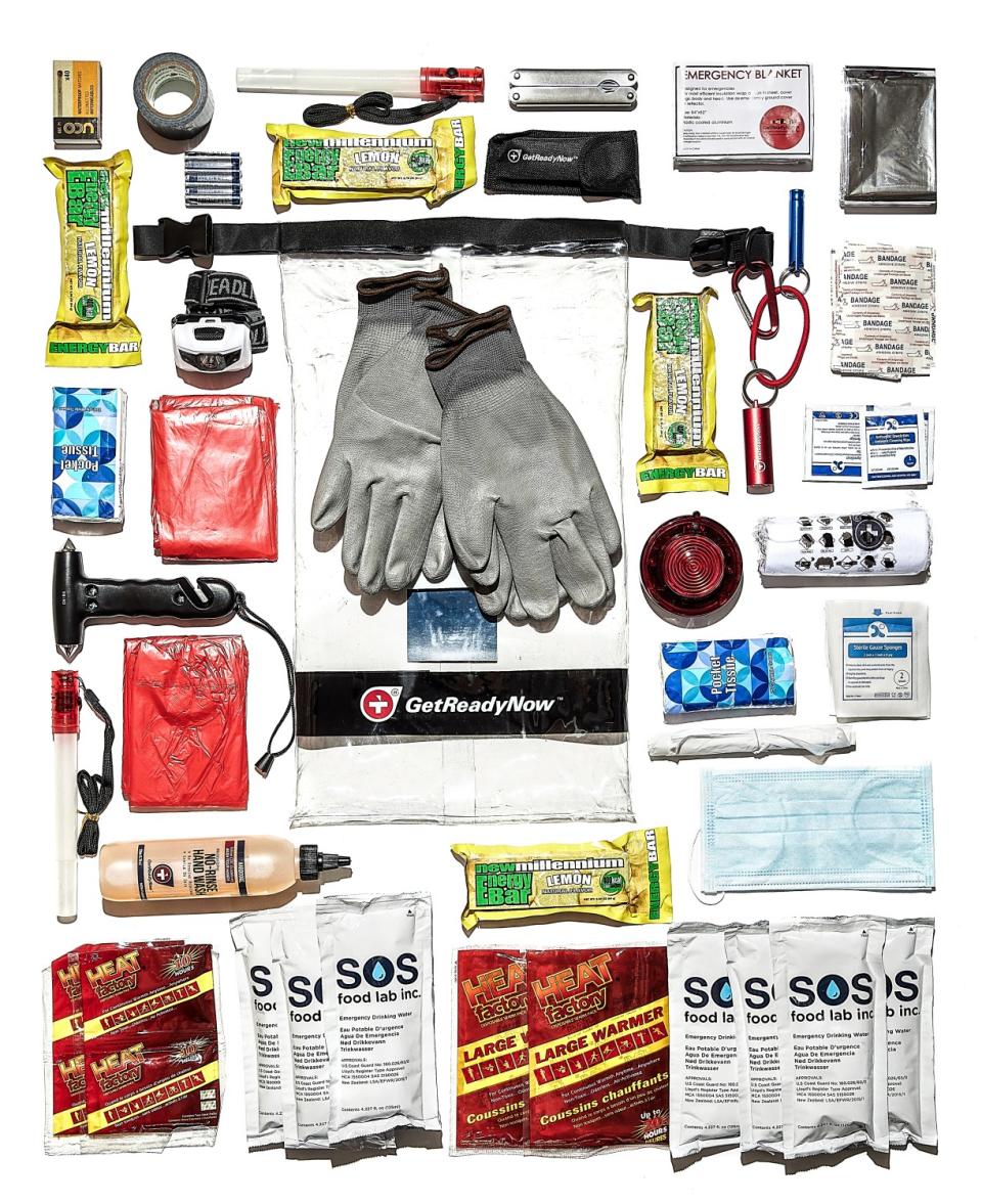 The GetReadyNow zombie survival kit.